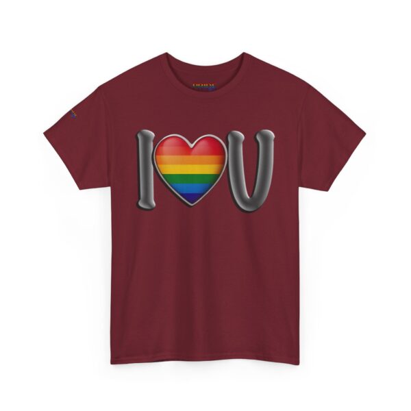 I heart You Unisex Heavy Cotton Tee - Image 51