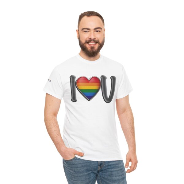 I heart You Unisex Heavy Cotton Tee - Image 3